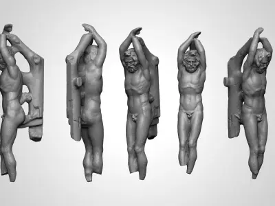 Hanged Man Statue 3D print model