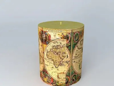 candles velas Free 3D model