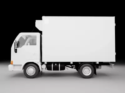 Truck 3D model by rawadanwer - Textured