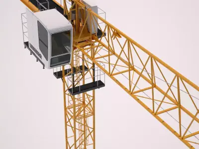 Tower Crane Liebherr EC-B 3D model