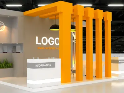 3d Exhibition 3D model purchase