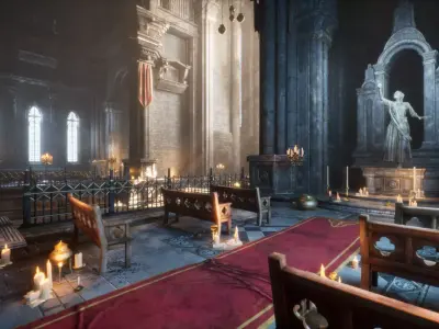 Ancient Cathedral 3D model