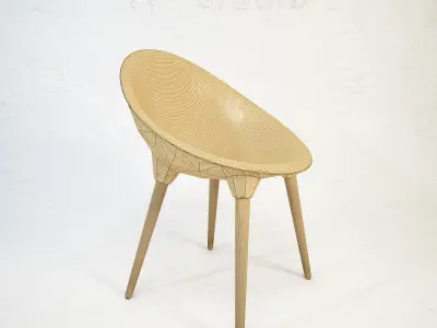 DIESEL Rock chair by Moroso Free 3D model