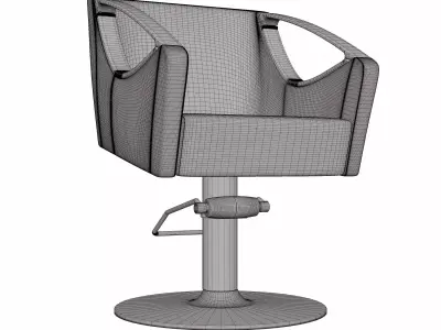 hairdressing chair 3D model