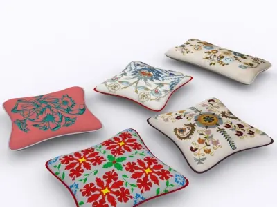 Throw Pillow 3d model 3D model