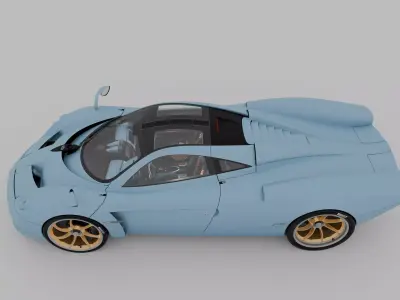 Pagani Codalunga 3D model