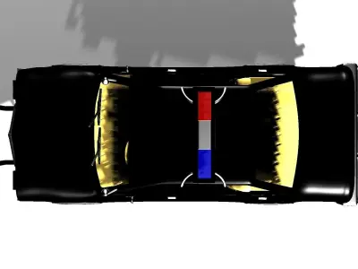 Dodge Monaco Police Car 3D model