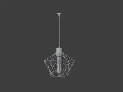 suspended lamp  3D model