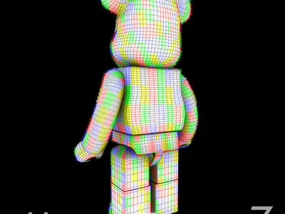 Lego BearBrick 3D model