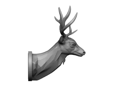 deer head 3D print model