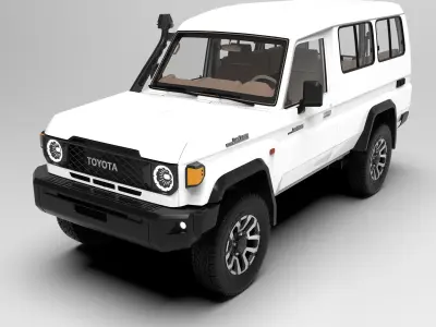 Toyota Land Cruiser J78 2024 3D model