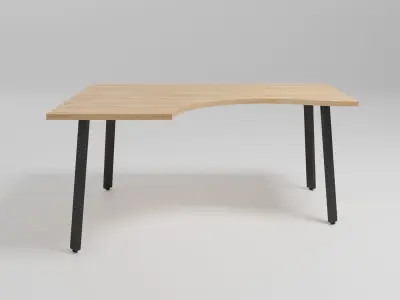 OGI A - Radial workstation desk - Free 3D model