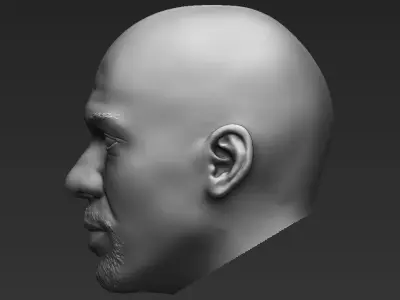 Michael Jordan standard version only mesh 3D model