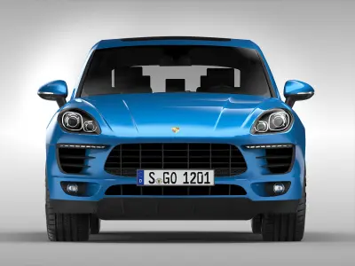 Porsche Macan S 2015 3D model