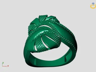 Women Plain Ring STL Models Womens Ring 3dmodels 3D print model 3D print model 20