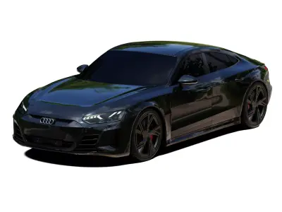 Audi e tron GT quattro Black 3D model