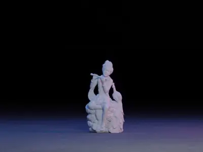 Krishna Idol 3D Printable model 3 3D print model