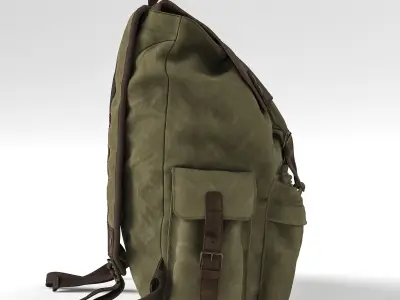H-Andybag Canvas Backpack 3D model