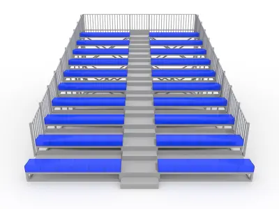 Bleachers 58 3D model