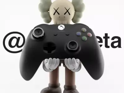 Kaws Controller Stand Xbox One Series X Microsoft Textured 3D model
