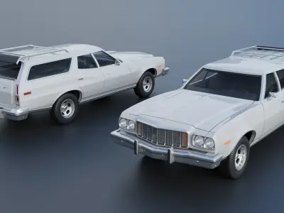 Gran Torino Wagon 1974 3D print model