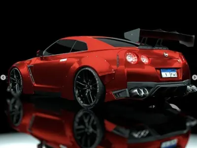 Modefied Nissan r35 3D model