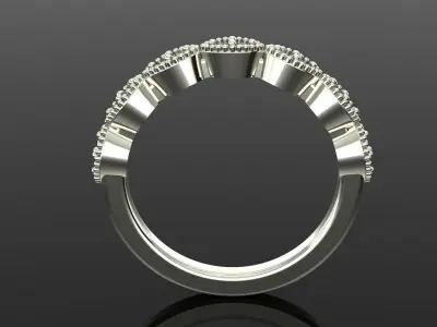 Band Ring 3D print model