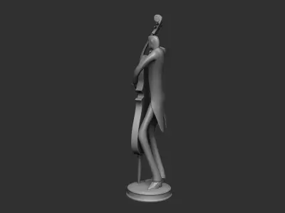 MUSICIAN Statue Decoration Home -Music Band 3D print model