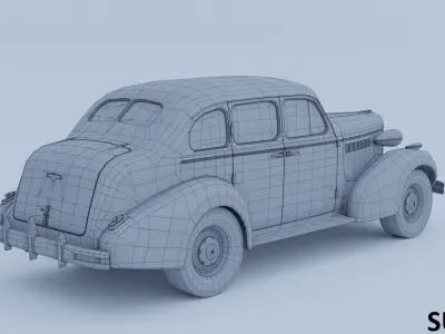 Buick Special 1938 3D model