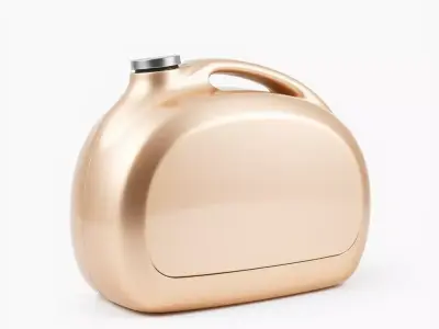 Smooth Copper Canister model pack Low-poly 3D model