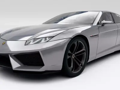 Lamborghini Estoque  2008 Low-poly 3D model
