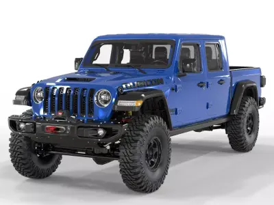 Jeep Gladiator 2021 Pro Edition  3D model