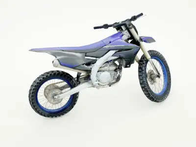 Yamaha YZ450F 2022 Low-poly 3D model