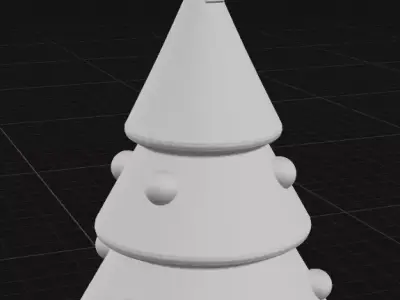 miniature Christmas tree 3D print model
