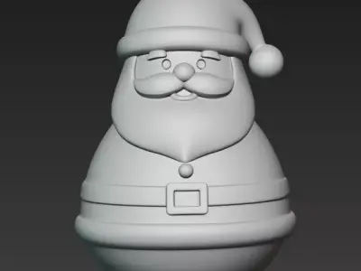Santa Claus figure 3D print model