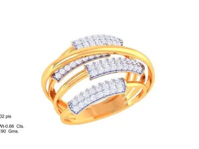 DIAMOND RING 3D print model 6