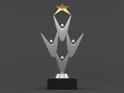 Trophy Cup 3D model