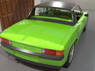Porsche-Volkswagen 914 3D model