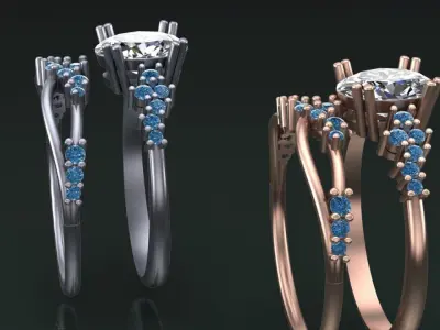 jewelry ring23 3D print model