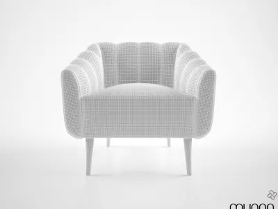 Munna Houston armchair 3D model