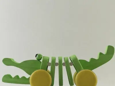 Toy Crocodile 3D model