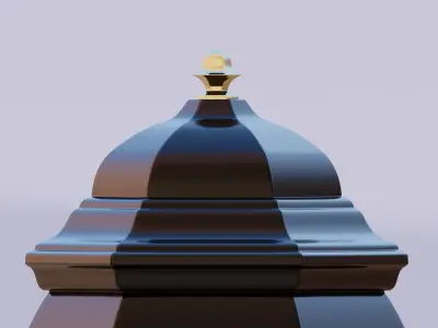 Arabic Metal Wall Sconce 3D model