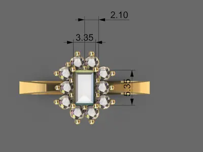 Engagment ring  3D model