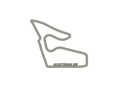 2025 Austrian MotoGP Racing Track 3D print model