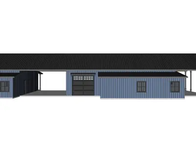 Barndominium House 32 -Archimple LLC 3D model