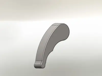 hood handle reno logan 65640-00QAC 8200274233  ASAM30358 3D print model