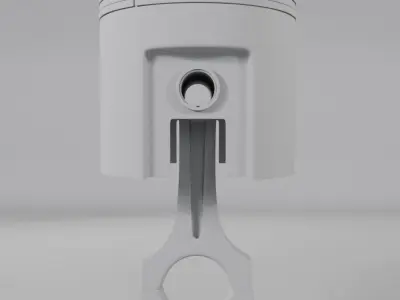 Piston Low-poly 3D model