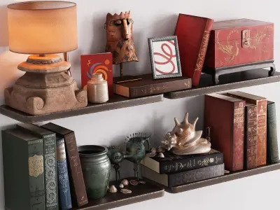Decorative set 3D model 38