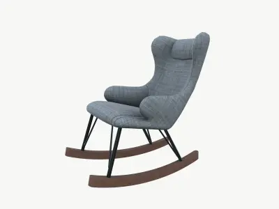 Rocking Chair Low-poly 3D model