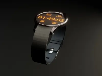Fitness Watch 01 3D model